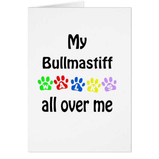 Brullmastiff Walks Design Cards (Front)