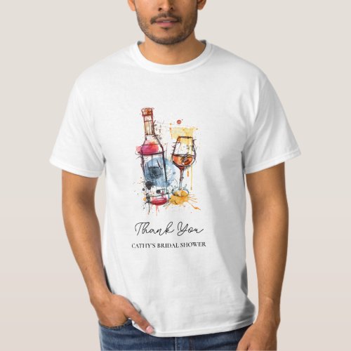 Brunch and Bubbly Any Color Bridal Shower T_Shirt