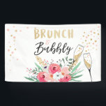 Brunch and bubbly Bridal shower banner Champagne<br><div class="desc">♥ A perfect addition to your little one's birthday party! Brunch and bubbly theme.</div>