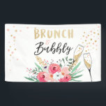 Brunch and bubbly Bridal shower banner Champagne<br><div class="desc">♥ A perfect addition to your little one's birthday party! Brunch and bubbly theme.</div>