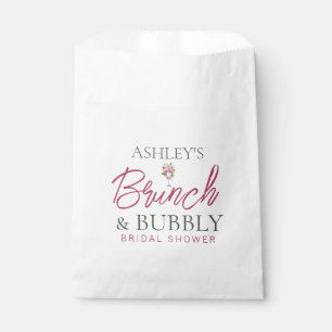 Brunch and Bubbly Bridal Shower Favor Bags