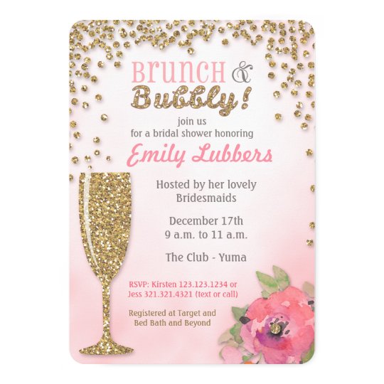 Brunch And Bubbly Invitations 6