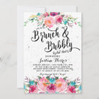 Brunch and bubbly Bridal Shower Invitation