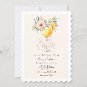 Brunch and Bubbly Bridal Shower Invitation