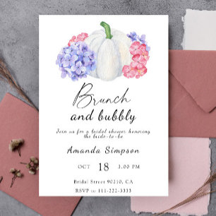 Brunch and bubbly bridal shower invitation