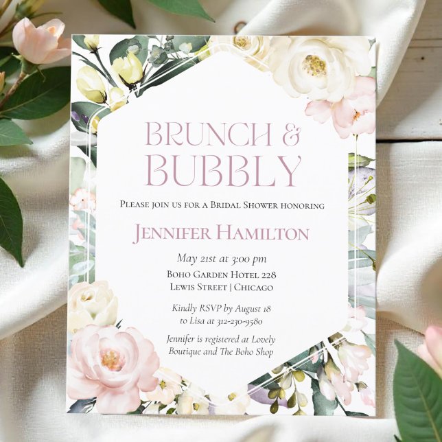 Brunch and Bubbly | Bridal Shower invitation (Creator Uploaded)
