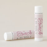 Brunch and Bubbly Bridal Shower Lip Balm<br><div class="desc">Treat your guests to our 'Pink Brunch and Bubbly Lip Balm.' These delightful lip balms,  adorned with pink and bubbly designs,  are a perfect keepsake,  offering a little pampering to remember your special day.</div>