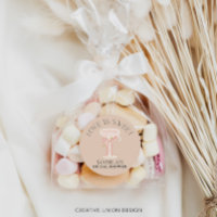 Brunch and Bubbly Champagne Bridal Shower Favors Classic Round Sticker