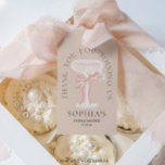 Brunch and Bubbly Champagne Bridal Shower Favors Gift Tags<br><div class="desc">Say thank you to your guests with this lovely bridal shower favor tag! When planning a bridal shower, choosing these items with our "Brunch and Bubbly" theme can make the process delightfully effortless while ensuring a stunning result. The modern illustrated vintage champagne glass, adorned with delicate white flowers and a...</div>