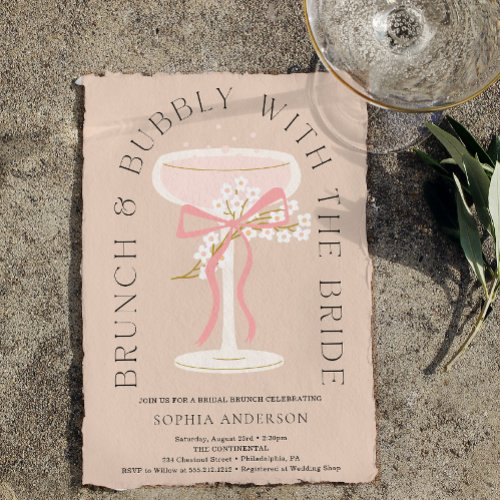 Brunch and Bubbly Champagne Bridal Shower