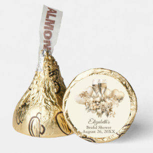 Brunch and Bubbly Champagne Flowers Bridal Shower Hershey®'s Kisses®