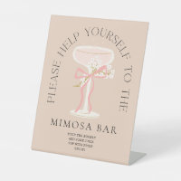 Brunch and Bubbly Champagne Mimosa Bar Sign