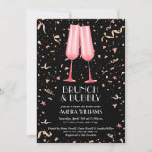 Brunch and Bubbly Flutes Bridal Shower Invitation (Front)