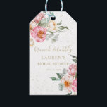 Brunch and Bubbly Pink Floral Bridal Shower Favors Gift Tags<br><div class="desc">Brunch and Bubbly Pink Floral Bridal Shower Favors Gift Tags. Scroll down and click on this collection to find matching items.</div>
