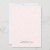 Brunch and Bubbly | Pink Floral Graduation Party Invitation (Back)