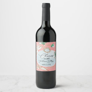 Brunch and Bubbly Sparkling Wine Bridal Shower Label