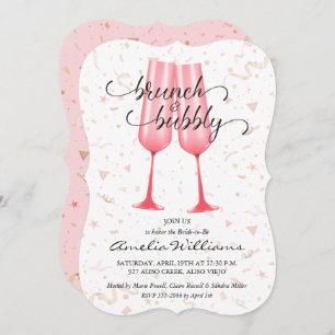 Brunch and Bubby Bridal Shower Pink Champagne