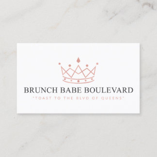 Brunch Babe Boulevard - Kiarra Business Card