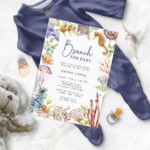 Brunch Baby Shower Invitation