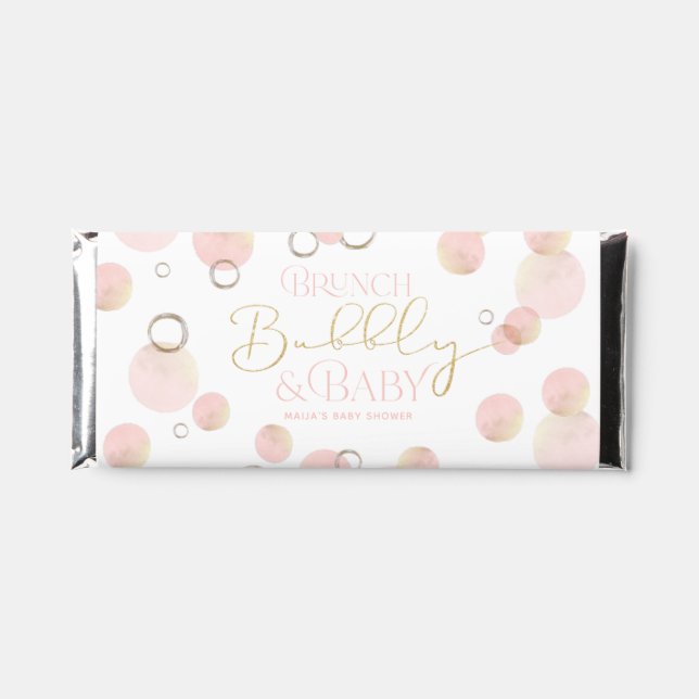 Brunch Bubbly and Baby Candy Bar Wrappers (Front)