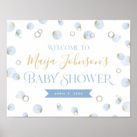 Brunch Bubbly and Baby Shower Welcome Sign