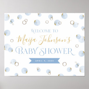 Brunch Bubbly and Baby Shower Welcome Sign