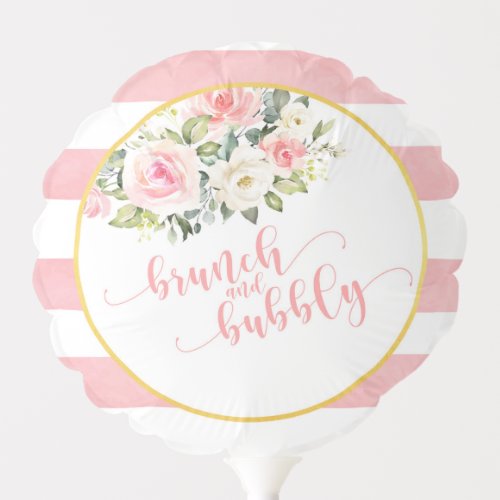 Brunch  Bubbly Bridal Shower Balloon _ Pk Text St