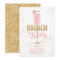 Brunch & Bubbly Bridal Shower Blush Gold Champagne