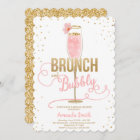 Brunch & Bubbly Bridal Shower Blush Gold Champagne