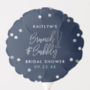 Brunch & Bubbly Confetti Bridal Shower Balloon