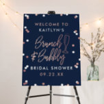 Brunch & Bubbly Confetti Bridal Shower Welcome Foam Board<br><div class="desc">Celebrate in style with this trendy bridal shower welcome sign. The design is easy to personalize with your own wording and your family and friends will be thrilled when they see this fabulous party sign. Matching party items can be found in the collection.</div>