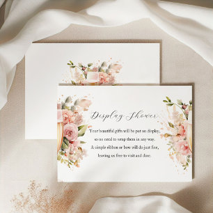 Brunch & Bubbly Display Card Floral Decor