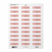 Brunch & Bubbly Floral Champagne Wine Glass Pink Label (Full Sheet)