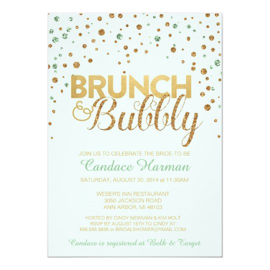 Brunch And Bubbly Invitation Template 8