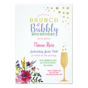 brunch birthday invitations zazzle birthday brunch invitations