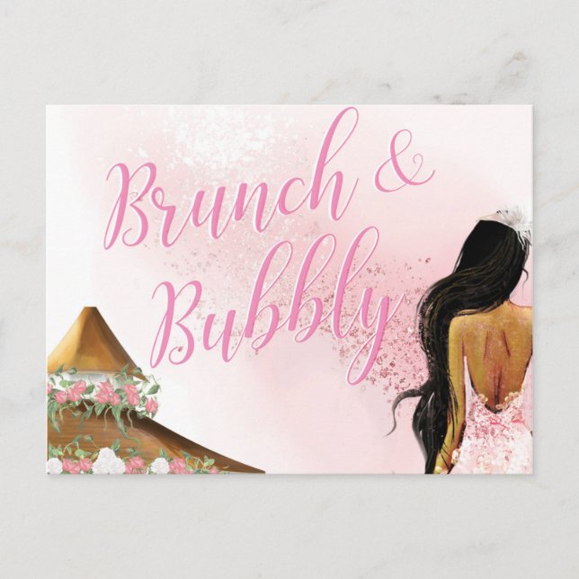 Brunch & Bubbly Holiday Postcard (Front)