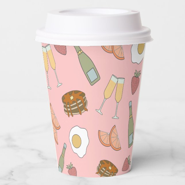 Brunch & Bubbly Paper Cups (Front)