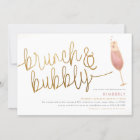 Brunch & Bubbly Watercolor Champagne Bridal Shower