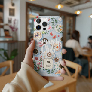 Brunch Club Custom Monogram iPhone 15 Pro Max Case