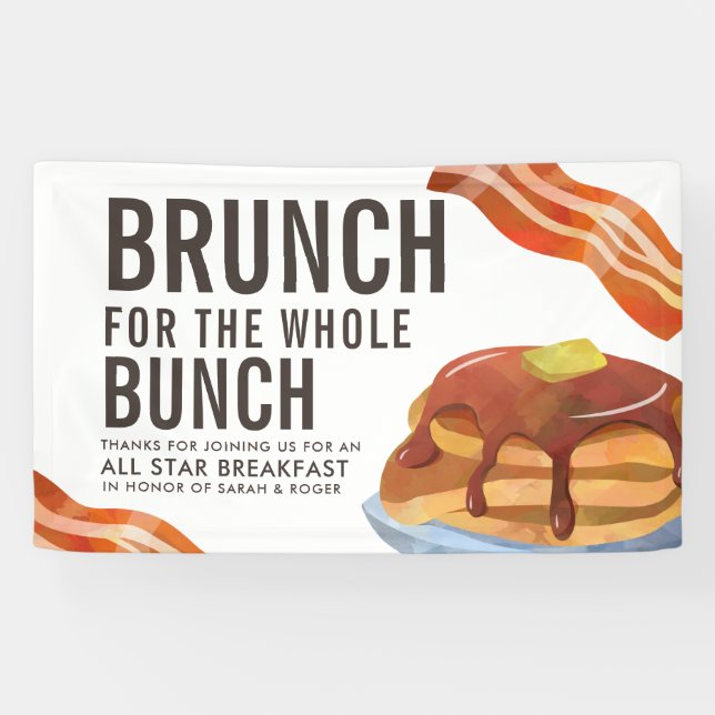 BRUNCH FOR THE BUNCH | Breakfast gathering Banner (Horizontal)