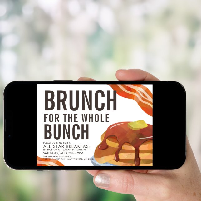 BRUNCH FOR THE BUNCH | Breakfast gathering invite (Front Digital)