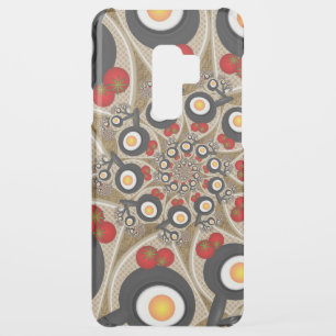 Brunch Fractal Art Funny Food, Tomatoes, Eggs Uncommon Samsung Galaxy S9 Plus Case