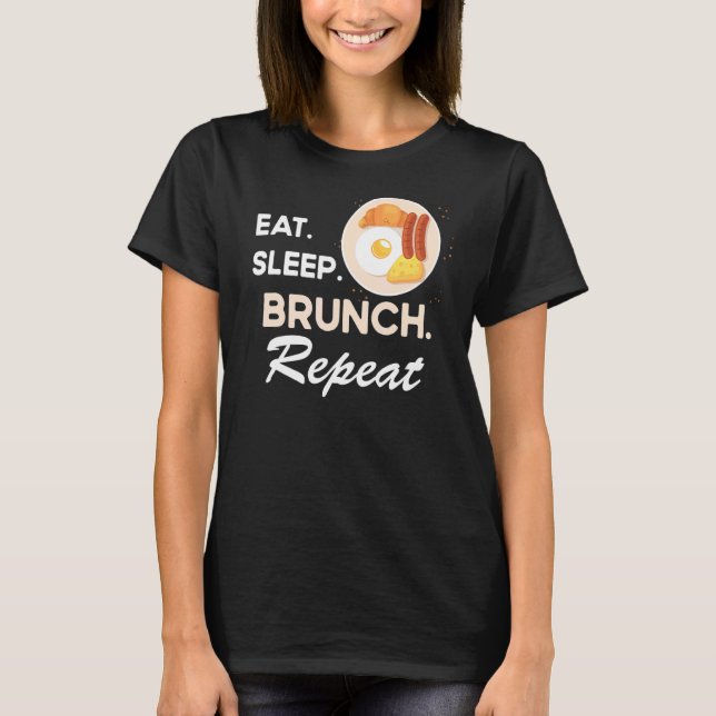 Brunch Ideas Food Recipes Mimosa Breakfast Sunday T-Shirt (Front)