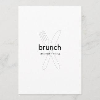 Brunch Invite Card