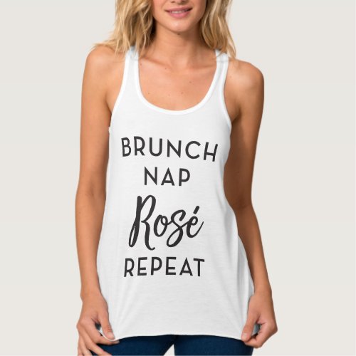 Brunch Nap Ros Repeat Tank Top