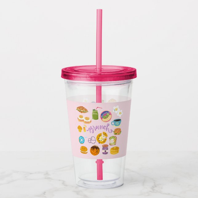 Brunch Squad Acrylic Tumbler (Front)