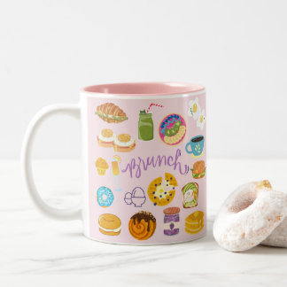Brunch Squad Two-Tone Coffee Mug