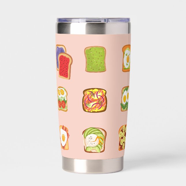 Brunch Toast Insulated Tumbler (Front)