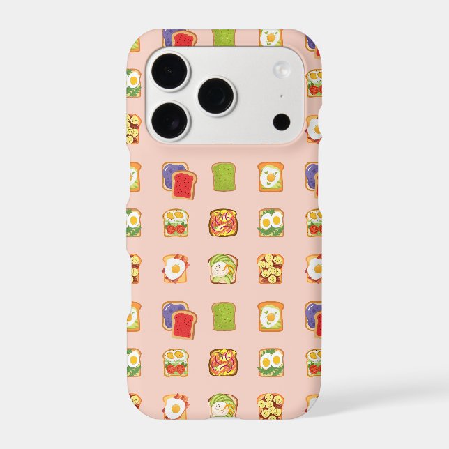 Brunch Toast iPhone Case (Back)