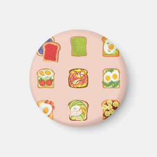 Brunch Toast Magnet